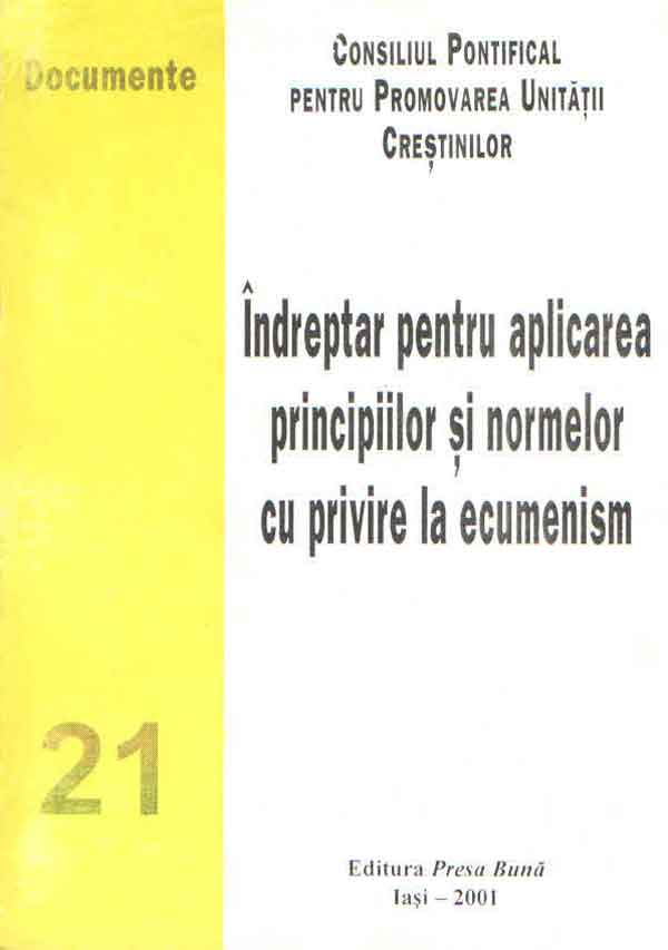 Îndreptar pentru aplicarea principiilor şi normelor cu privire la ecumenism