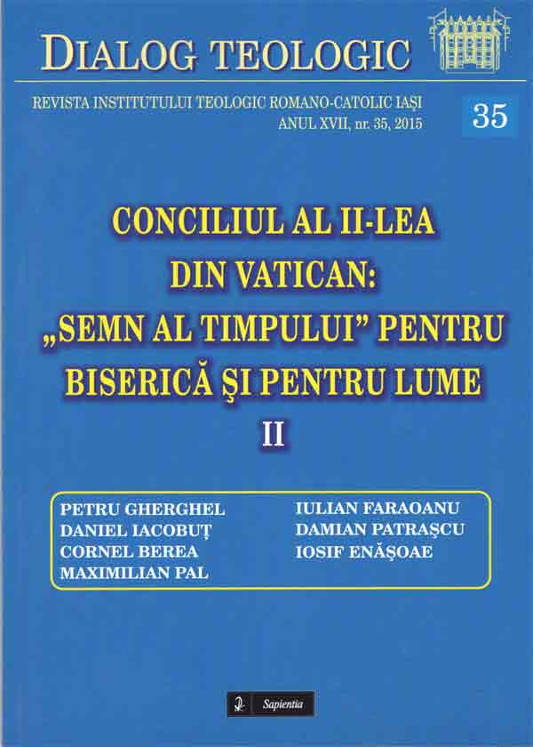 Dialog teologic 35 - Conciliul al II-lea din Vatican: "Semn al timpului" pentru Biserică şi pentru lume. II