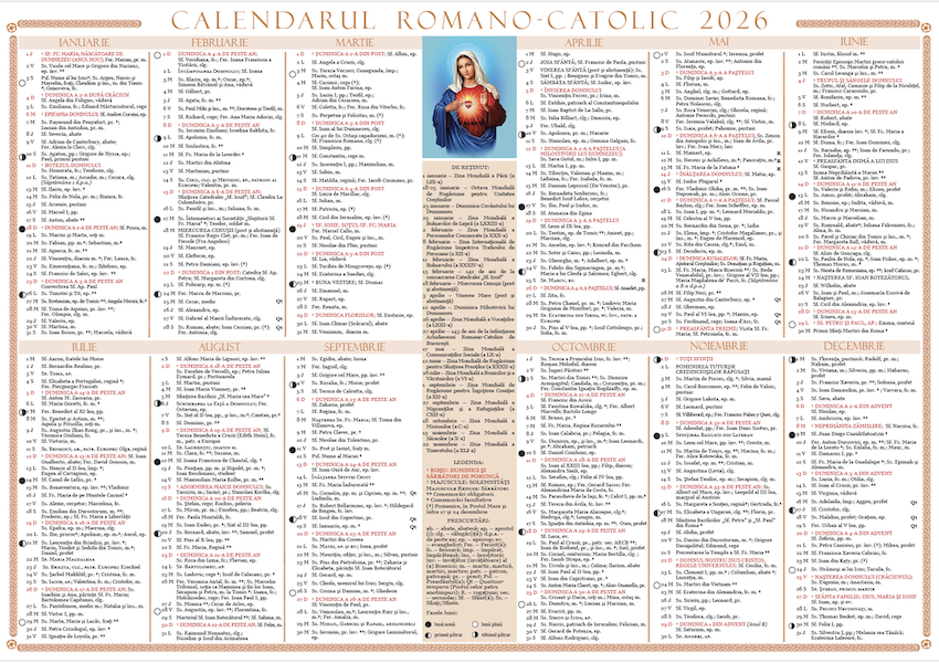 Calendar perete 2026